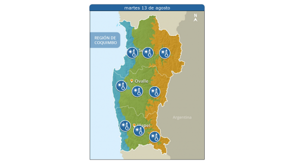 Luego de heladas, se esperan altas temperaturas durante el martes 13