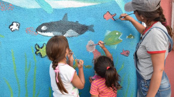 Arte y ciencia se unen en Caleta Chañaral de Aceituno