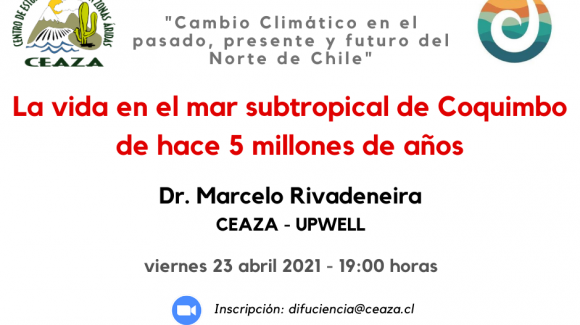 Temporada 2021 cafés científicos CEAZA abordará el cambio climático del pasado presente y futuro