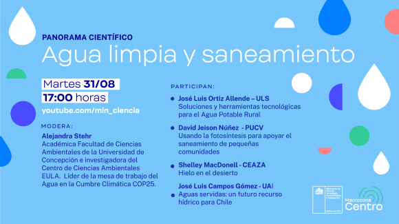 Con aporte CEAZA: Programa “Panorama Científico”dará mirada interdisciplinaria a los desafíos del agua y saneamiento