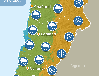 CEAZA informa sobre montos de precipitaciones en la Región de Coquimbo registradas hasta el momento