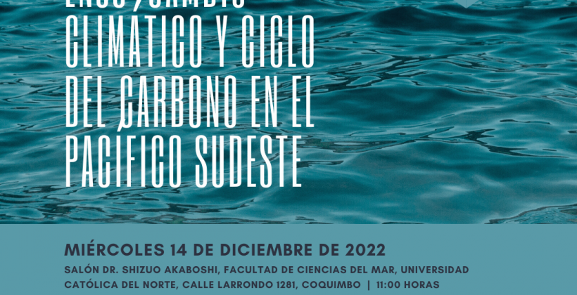 Invitan a simposio sobre relación oceánica entre El Niño y las dinámicas de carbono en sistema de surgencia Chile Perú