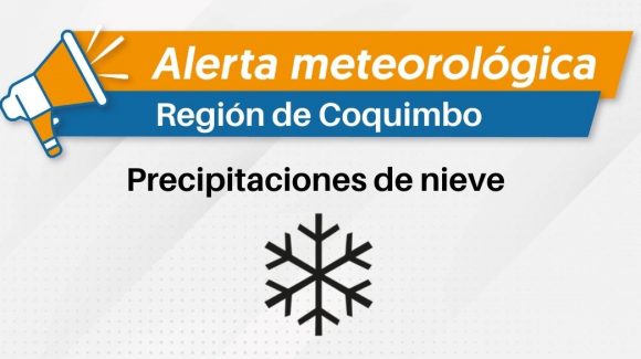 Pronostican precipitaciones de nieve para la cordillera de la Región de Coquimbo