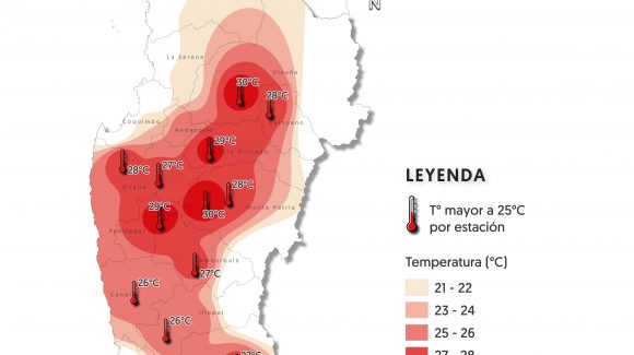 Pronostican temperaturas de hasta 30° en valles de la Región de Coquimbo