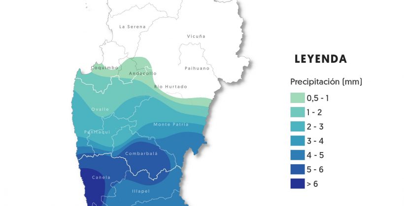 CEAZA anuncia que precipitaciones de baja intensidad se concentrarán en la provincia del Choapa