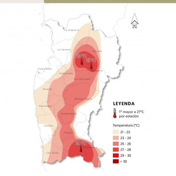 Pronostican altas temperaturas para la Región de Coquimbo