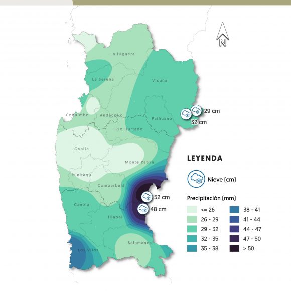 ¿Cuánto lloverá y nevará en la Región de Coquimbo? : Revisa aquí actualización de pronóstico