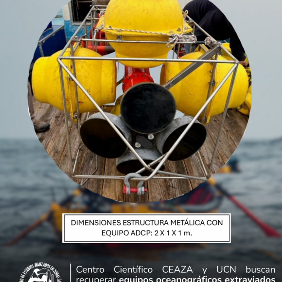 Centro Científico CEAZA y UCN buscan recuperar equipos oceanográficos extraviados frente a Tongoy
