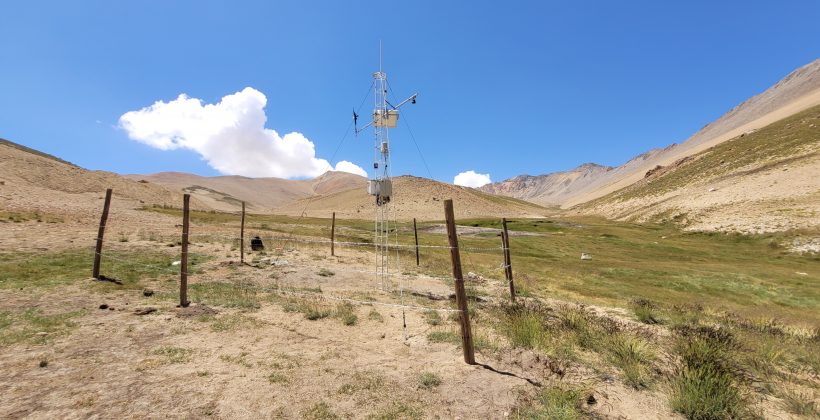 Nueva estación meteorológica de CEAZAMet fortalece el monitoreo nival en la cuenca del Limarí