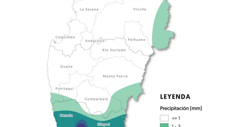Primeras precipitaciones del otoño 2026: Llegarán al Choapa a partir del miércoles 6 de mayo